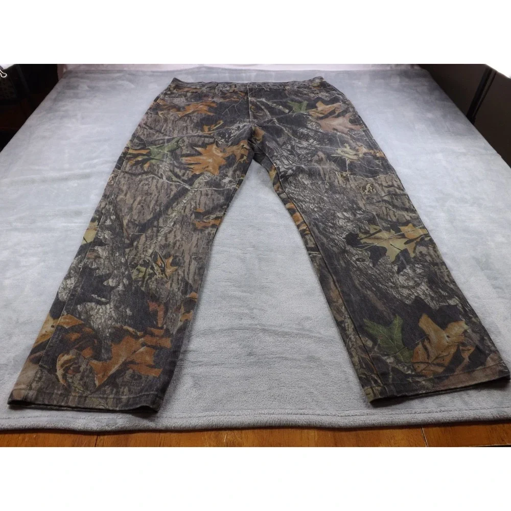 Wrangler Pro Gear Jeans Men's 44x34 (42x30.25) Mossy Oak‎ Break Up Camo Cotton
